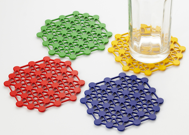 Molecular Coasters, DesignedMade, designed, made, and